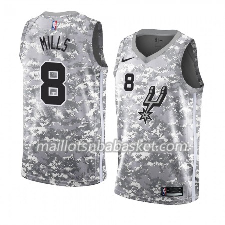 Maillot Homme San Antonio Spurs Patty Mills 8 2018-19 Nike Gris Swingman